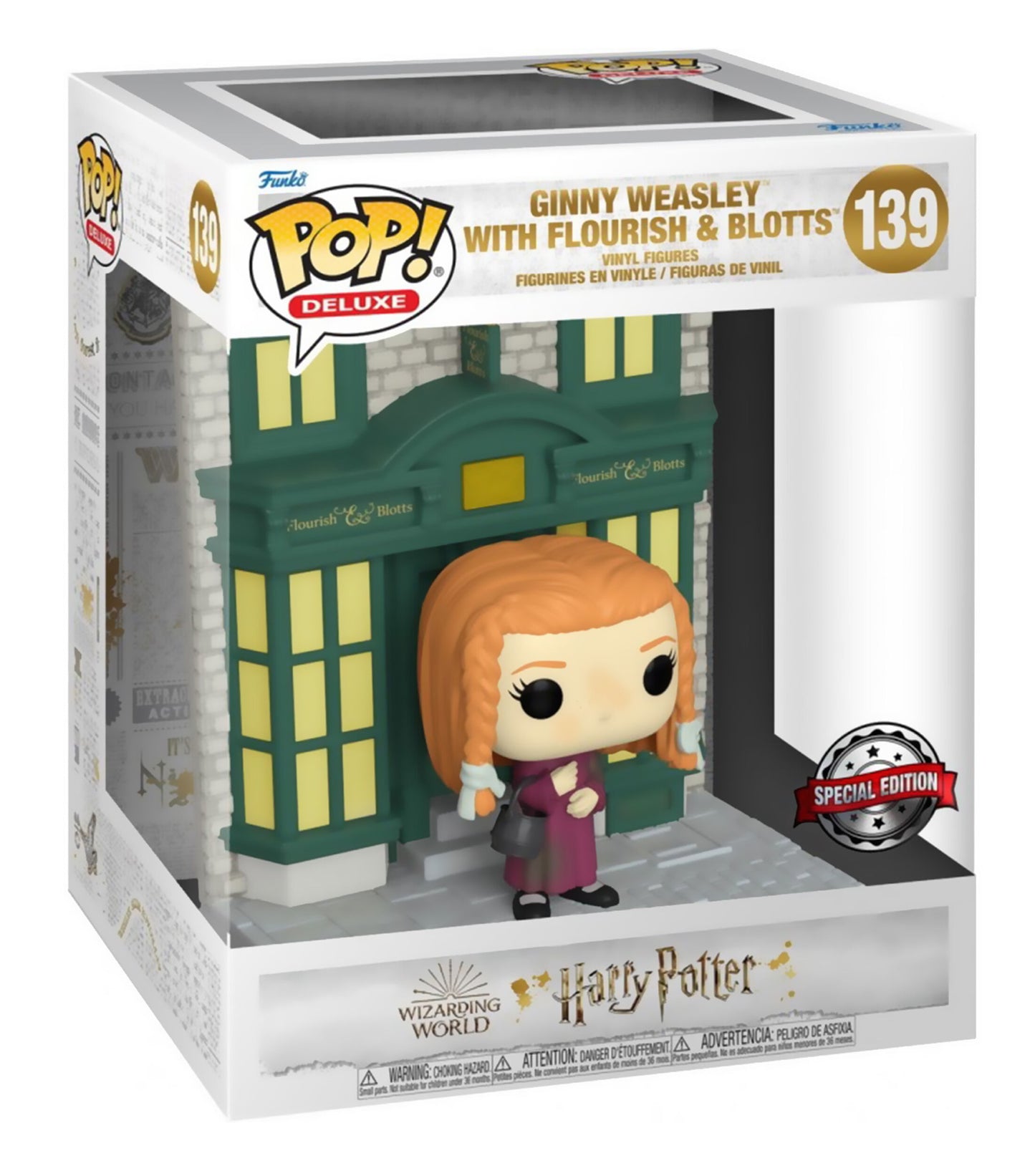 FUNKO POP GINNY WEASLEY LIBRERÍA FLOURISH Y BLOTTS