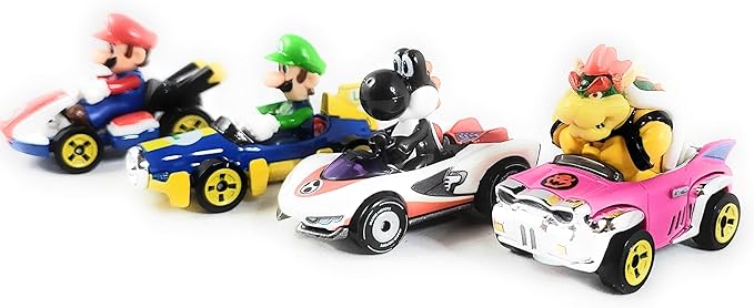 HOT WHEELS MARIO KART JUEGO DE 4