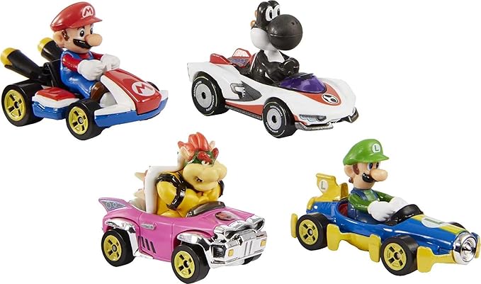 HOT WHEELS MARIO KART JUEGO DE 4