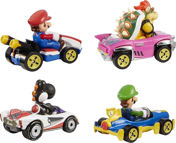 HOT WHEELS MARIO KART JUEGO DE 4