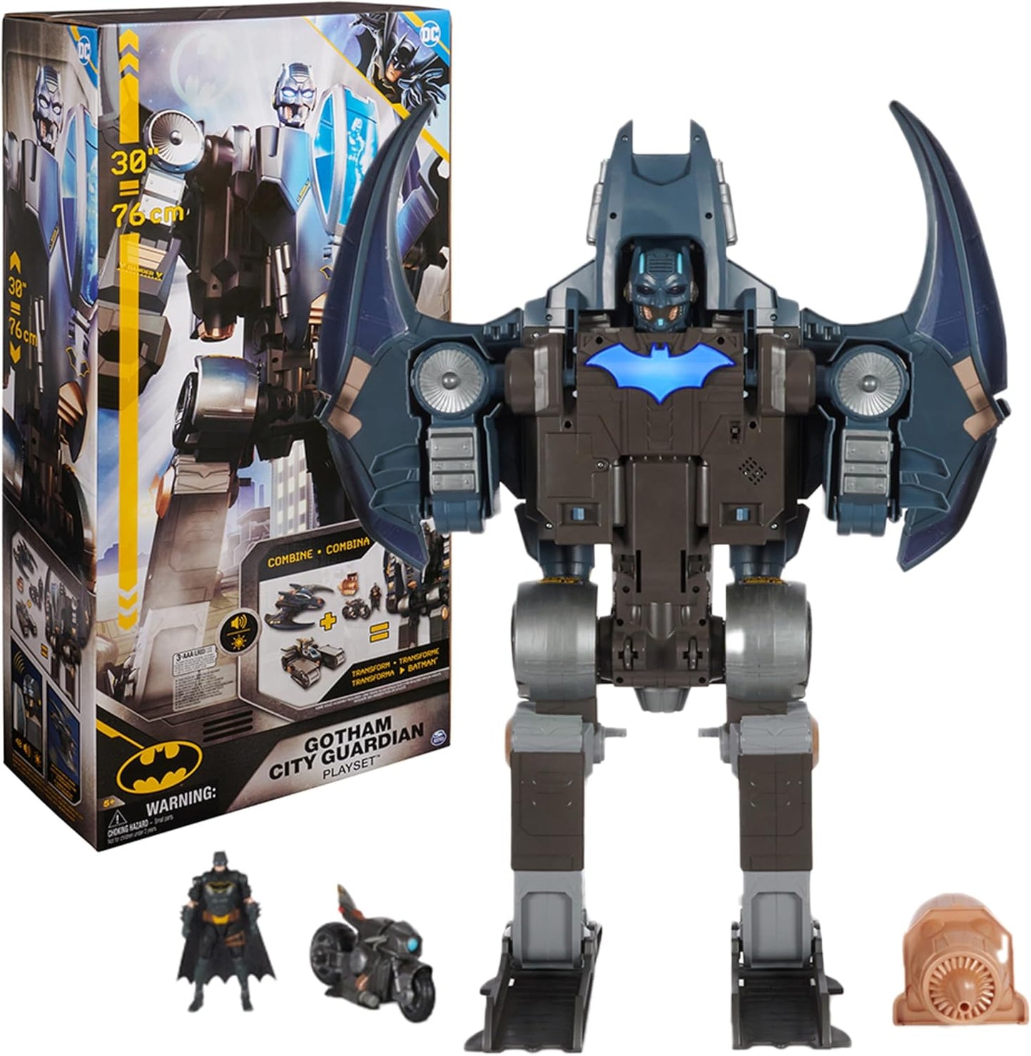 BATMAN SPIN MASTER MECH 4 EN 1