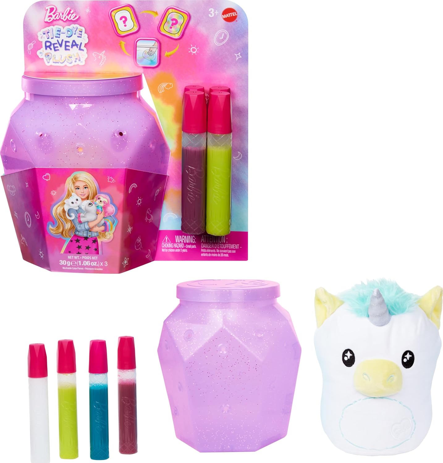 BARBIE PELUCHE SORPRESA TIE DYE