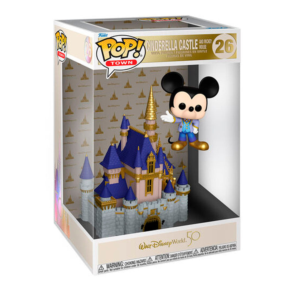 FUNKO CASTILLO CENICIENTA MICKEY DISNEY WORLD 50 ANIVERSARIO