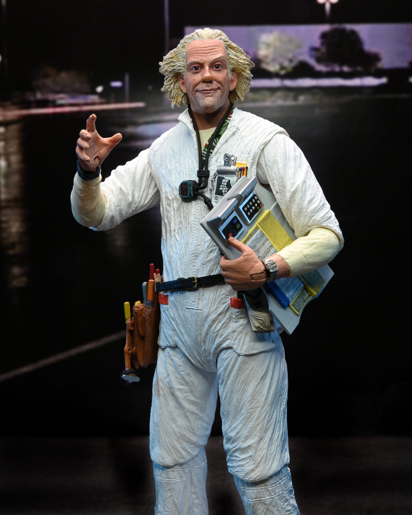 NECA FIGURA DE ACCIÓN ULTIMATE DOC BROWN 1985 BACK TO THE FUTURE