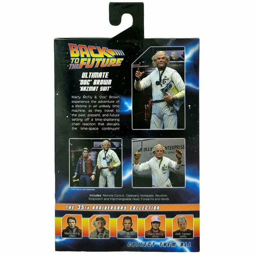 NECA FIGURA DE ACCIÓN ULTIMATE DOC BROWN 1985 BACK TO THE FUTURE