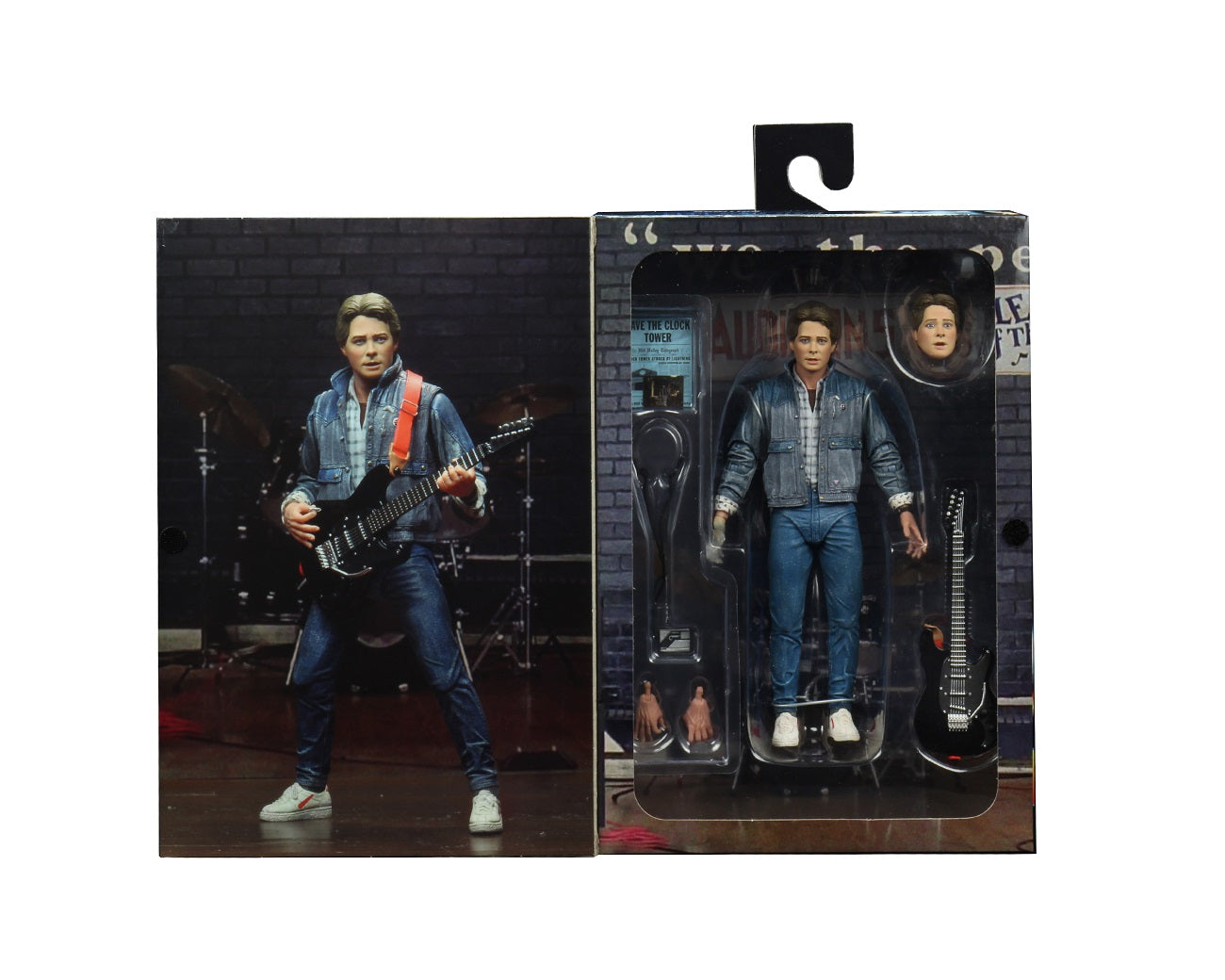 NECA FIGURA DE ACCIÓN ULTIMATE MARTY MCFLY AUDITION BACK TO THE FUTURE