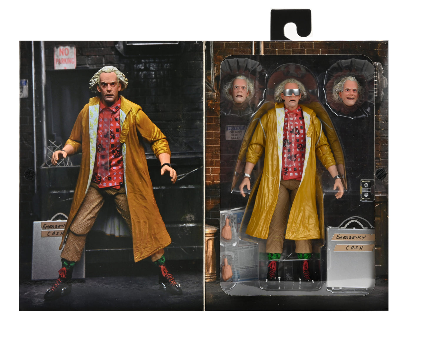 NECA FIGURA DE ACCIÓN ULTIMATE DOC BROWN 1985