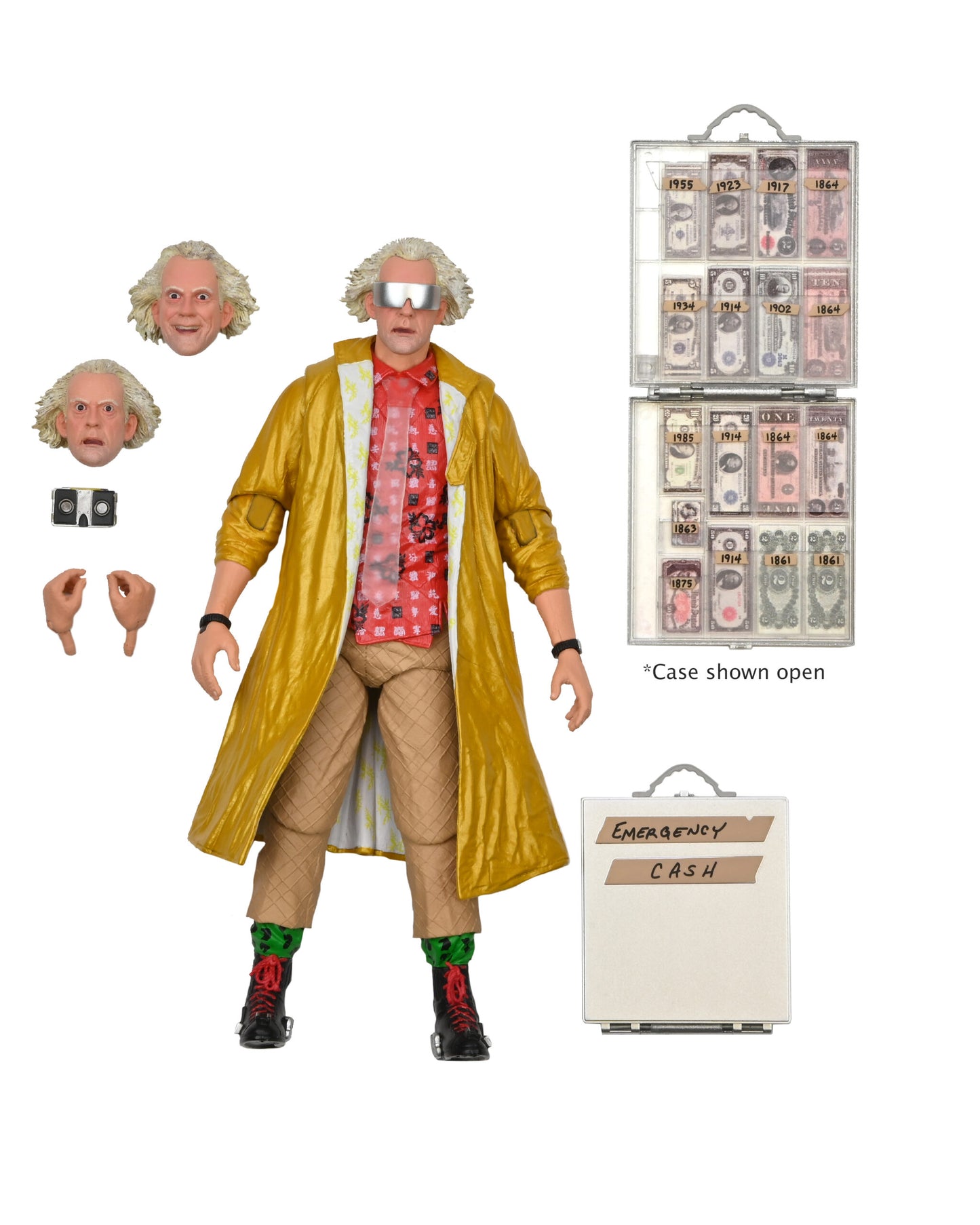 NECA FIGURA DE ACCIÓN ULTIMATE DOC BROWN 1985