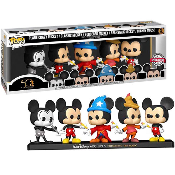 FUNKO POP DISNEY MICKEY MOUSE 5 PACK