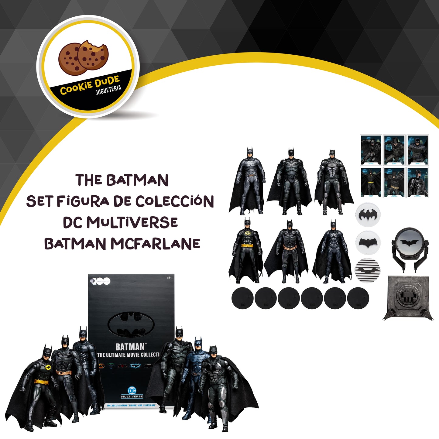DC MULTIVERSE BATMAN THE ULTIMATE MOVIE COLLECTION 6-PACK