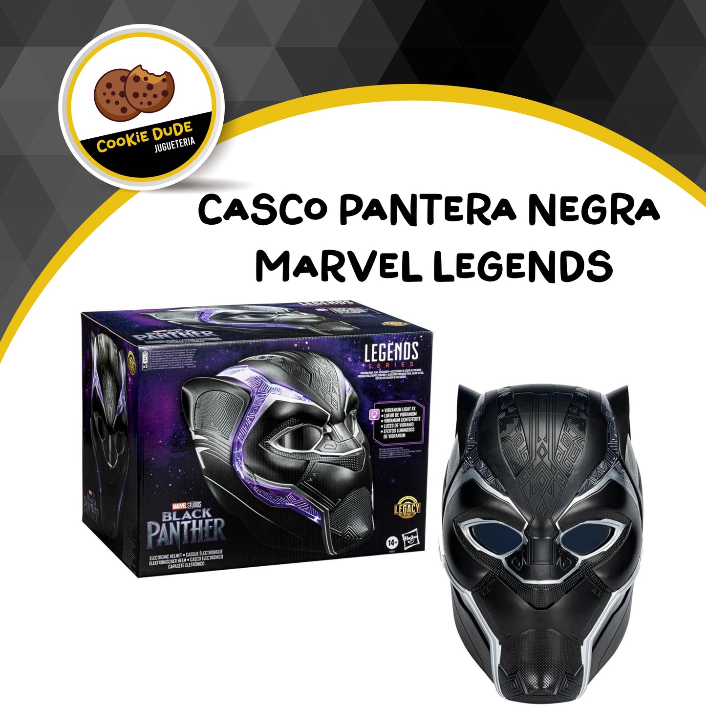 CASCO PANTERA NEGRA MARVEL LEGENDS