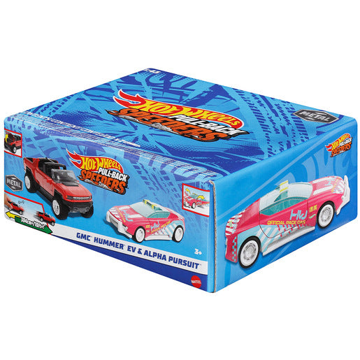 HOT WHEELS PULL-BACK SPEEDERS 2 PACK