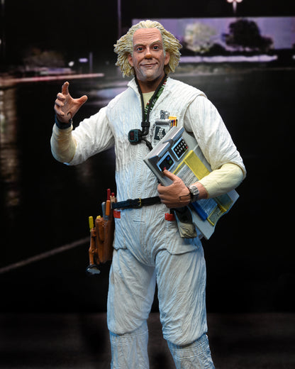 NECA FIGURA DE ACCIÓN ULTIMATE DOC BROWN 1985 BACK TO THE FUTURE