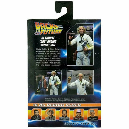 NECA FIGURA DE ACCIÓN ULTIMATE DOC BROWN 1985 BACK TO THE FUTURE
