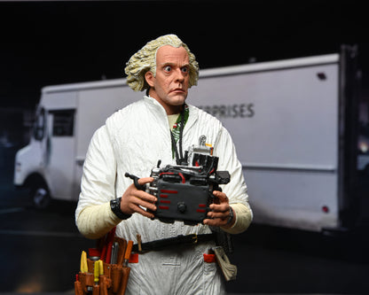NECA FIGURA DE ACCIÓN ULTIMATE DOC BROWN 1985 BACK TO THE FUTURE