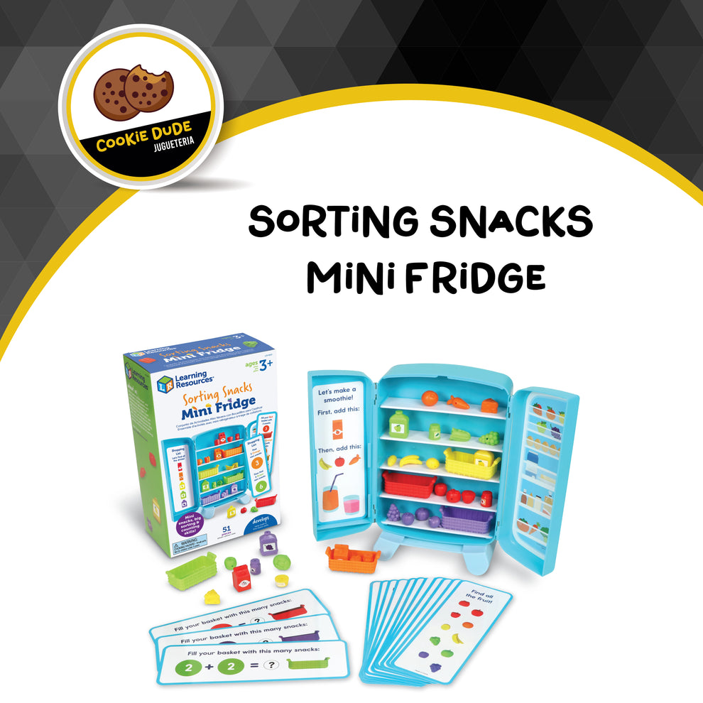 LEARNING RESOURCES Sorting snack mini refrigerador – Cookie Dude