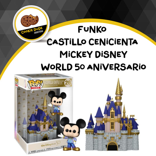 FUNKO CASTILLO CENICIENTA MICKEY DISNEY WORLD 50 ANIVERSARIO