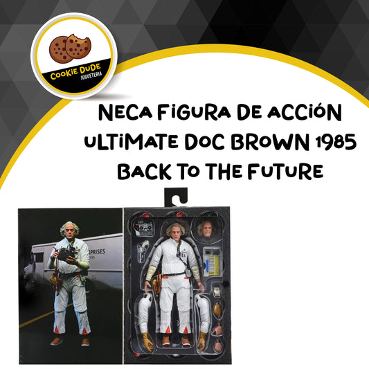 NECA FIGURA DE ACCIÓN ULTIMATE DOC BROWN 1985 BACK TO THE FUTURE