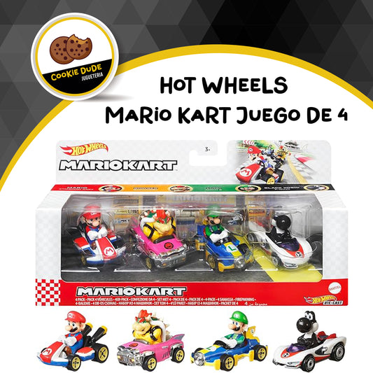 HOT WHEELS MARIO KART JUEGO DE 4