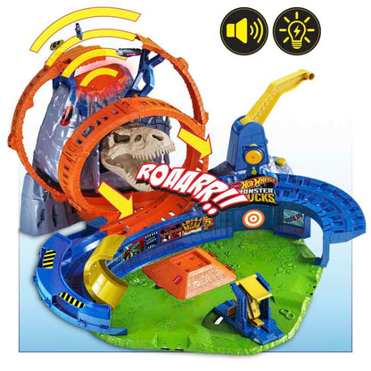 HOT WHEELS MONSTER TRUCKS VOLCANO ARENA PLAYSET