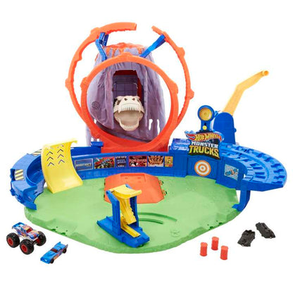 HOT WHEELS MONSTER TRUCKS VOLCANO ARENA PLAYSET
